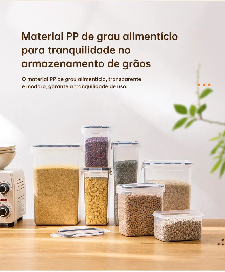 Conjunto de Recipientes Herméticos TPC (10 ou 15 peças)