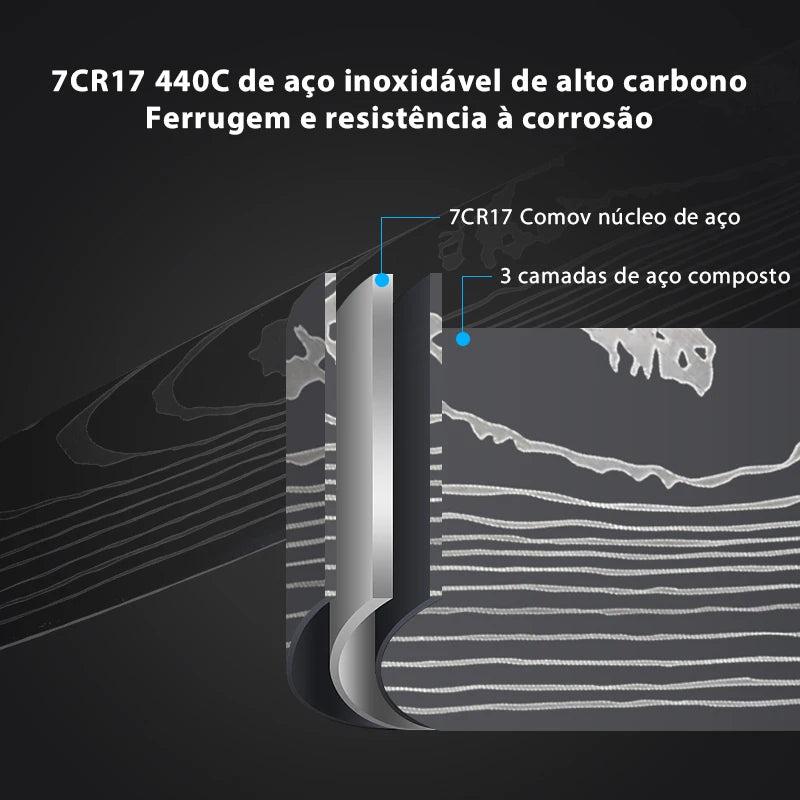 Facas profissionais para cozinha/churrasco TPC